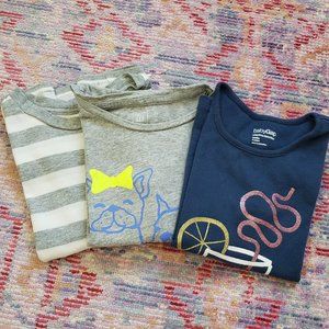 LOT - 3 short sleeved T-shirts